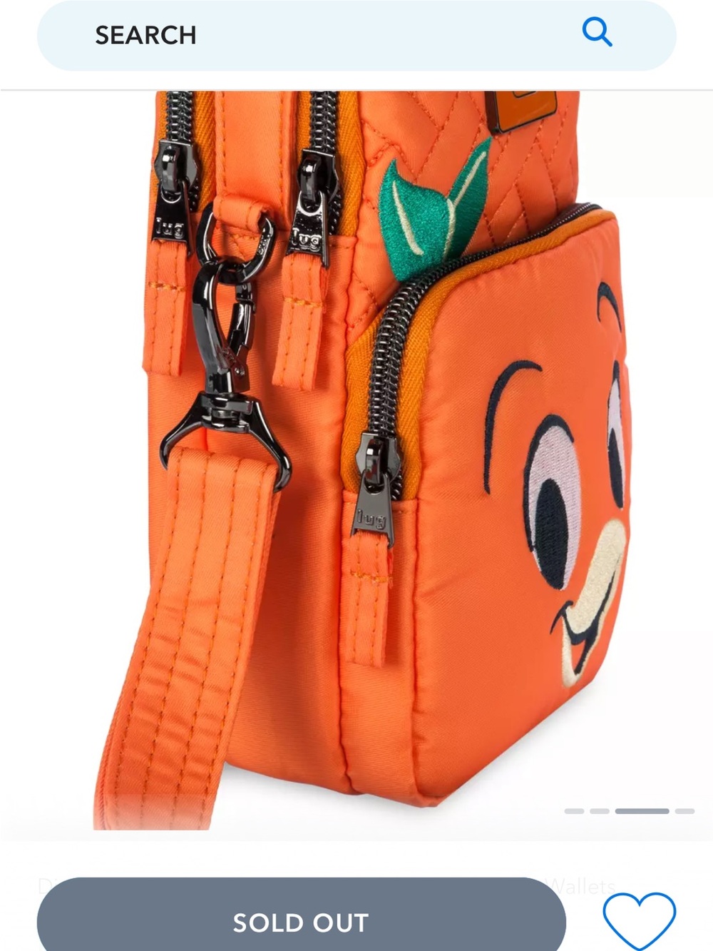 Disney Loungefly Orange Bird and Lug Crossbody - 2024 Flower & Garden Festival - Picture 8 of 15